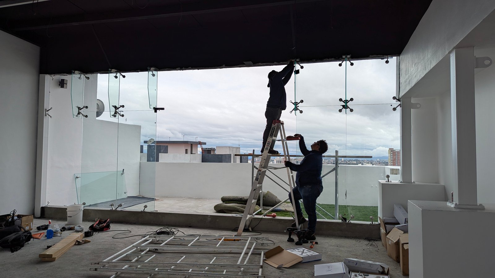 Equipo Affedco en obra